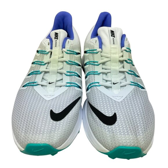 Nike Women’s Low-Cut Quest Athletic Sneakers AA7412-100 White/Multi Size 9M - Picture 2 of 8